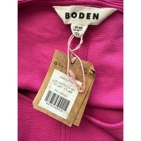 Boden Plus Ellen Ottoman Dress Pink Size 16-18 - Picture 8 of 10